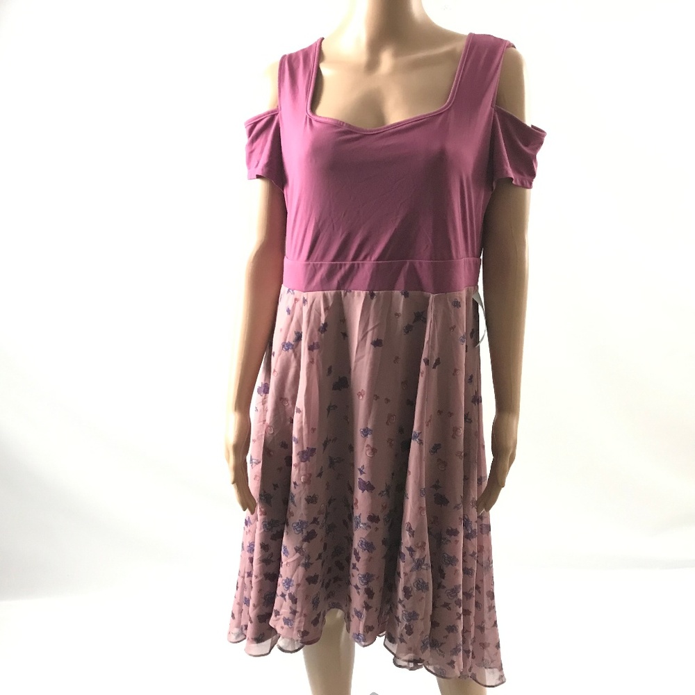 Kimi & Kai Women's Maternity Dress Fit & Flare L